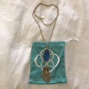 Kendra Scott- Rayne Stone tassel necklace